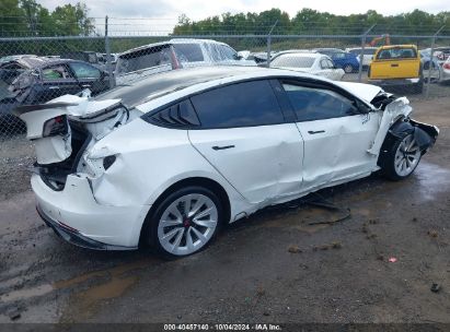 Lot #2992827145 2021 TESLA MODEL 3 STANDARD RANGE PLUS REAR-WHEEL DRIVE