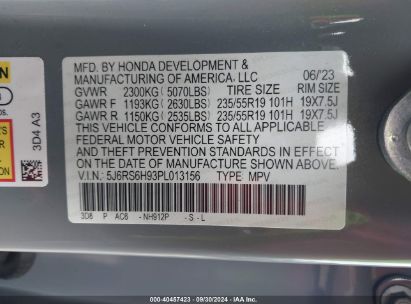 Lot #2992818293 2023 HONDA CR-V HYBRID SPORT TOURING