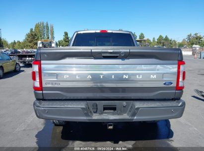 Lot #2991586737 2023 FORD F-150 PLATINUM