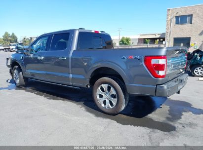 Lot #2991586737 2023 FORD F-150 PLATINUM