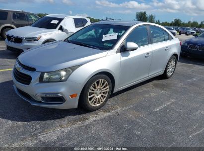 Lot #3035077338 2015 CHEVROLET CRUZE ECO AUTO