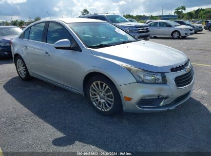 Lot #3035077338 2015 CHEVROLET CRUZE ECO AUTO