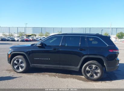 Lot #2992833221 2022 JEEP GRAND CHEROKEE 4XE LIMITED 4X4