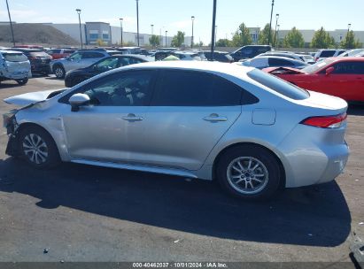 Lot #2992820513 2020 TOYOTA COROLLA HYBRID LE