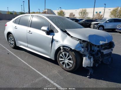 Lot #2992820513 2020 TOYOTA COROLLA HYBRID LE