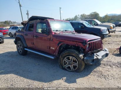 Lot #2992818273 2021 JEEP WRANGLER UNLIMITED SPORT S 4X4