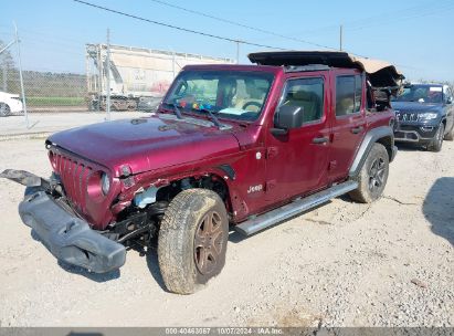 Lot #2992818273 2021 JEEP WRANGLER UNLIMITED SPORT S 4X4