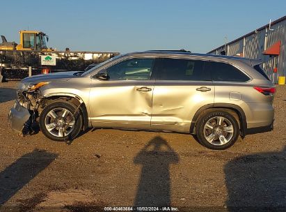 Lot #2992830270 2014 TOYOTA HIGHLANDER LIMITED V6