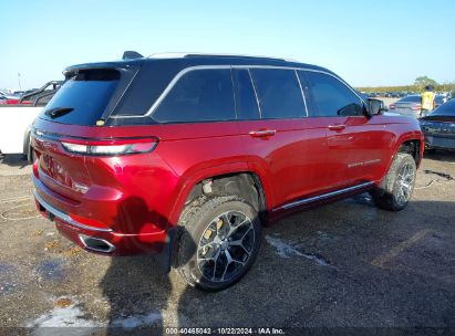 Lot #2996534894 2022 JEEP GRAND CHEROKEE SUMMIT RESERVE 4X4