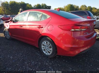 Lot #2996534880 2017 HYUNDAI ELANTRA SE