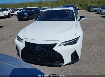 Lot #3050080887 2024 LEXUS IS 350 F SPORT DESIGN