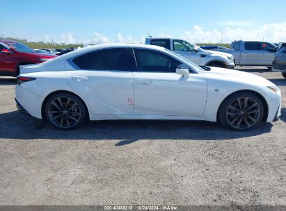 Lot #3050080887 2024 LEXUS IS 350 F SPORT DESIGN