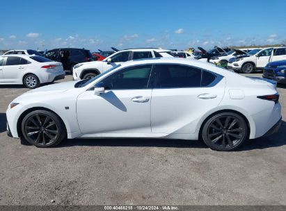 Lot #3050080887 2024 LEXUS IS 350 F SPORT DESIGN