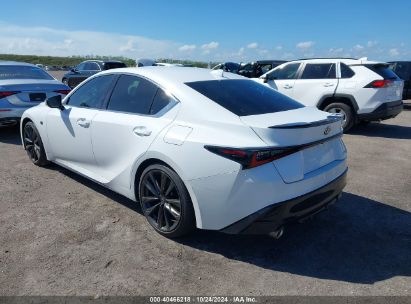 Lot #3050080887 2024 LEXUS IS 350 F SPORT DESIGN