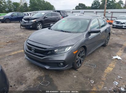 Lot #3035077263 2019 HONDA CIVIC SPORT