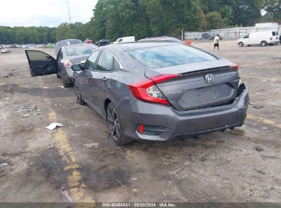 Lot #3035077263 2019 HONDA CIVIC SPORT