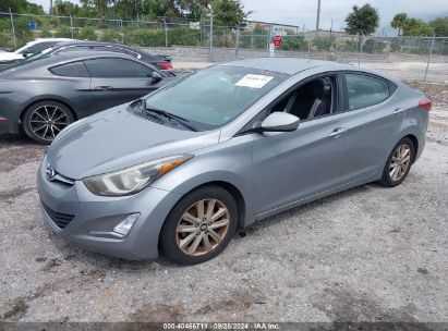 Lot #3035077253 2014 HYUNDAI ELANTRA SE