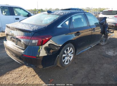 Lot #2990357029 2025 HONDA CIVIC LX