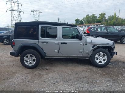 Lot #2992818260 2021 JEEP WRANGLER UNLIMITED SPORT S 4X4