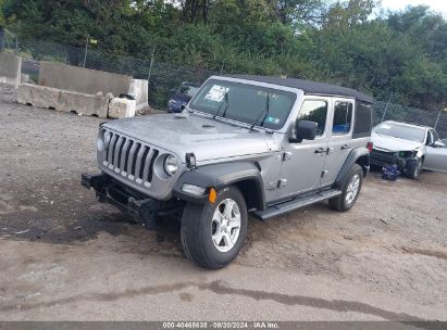 Lot #2992818260 2021 JEEP WRANGLER UNLIMITED SPORT S 4X4