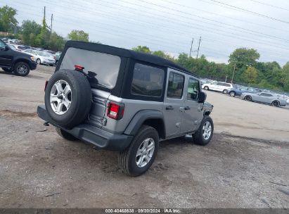 Lot #2992818260 2021 JEEP WRANGLER UNLIMITED SPORT S 4X4