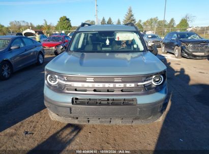 Lot #2990350441 2022 FORD BRONCO SPORT BIG BEND