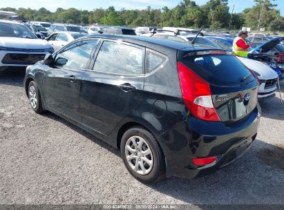 Lot #2996534812 2012 HYUNDAI ACCENT GS