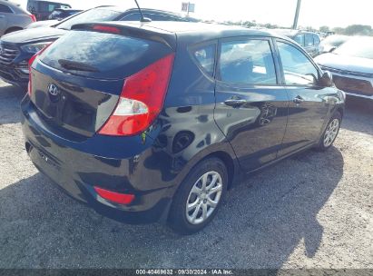 Lot #2996534812 2012 HYUNDAI ACCENT GS