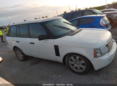 Lot #2992827210 2008 LAND ROVER RANGE ROVER HSE