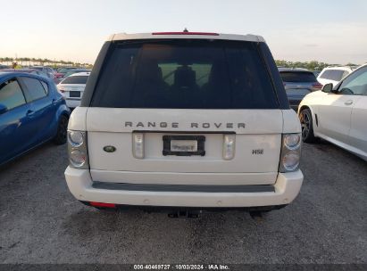 Lot #2992827210 2008 LAND ROVER RANGE ROVER HSE