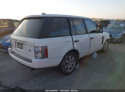 Lot #2992827210 2008 LAND ROVER RANGE ROVER HSE