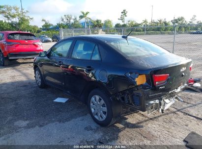 Lot #2992827208 2023 KIA RIO LX