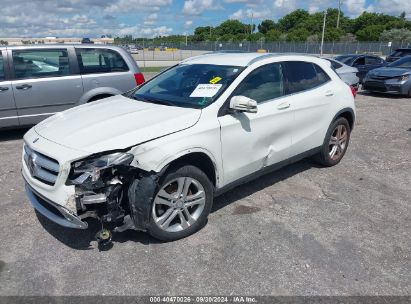 Lot #2996534817 2015 MERCEDES-BENZ GLA 250