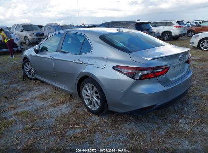 Lot #2992827203 2021 TOYOTA CAMRY LE