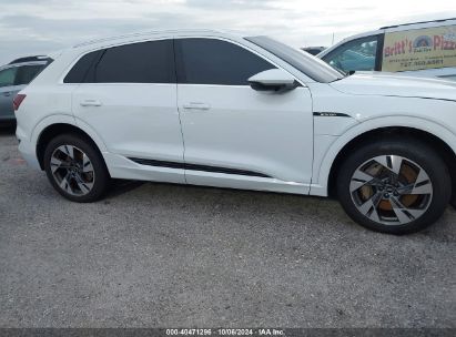 Lot #2992827146 2022 AUDI E-TRON PREMIUM QUATTRO