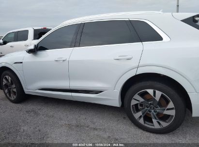 Lot #2992827146 2022 AUDI E-TRON PREMIUM QUATTRO