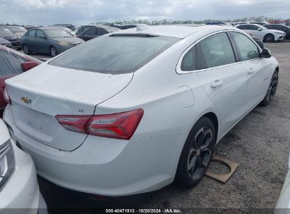 Lot #2995285665 2022 CHEVROLET MALIBU FWD LT