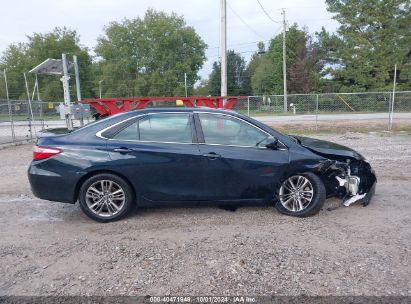 Lot #2992830239 2016 TOYOTA CAMRY SE