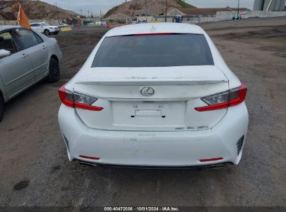 Lot #2997777461 2015 LEXUS RC 350