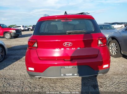 Lot #2992827110 2022 HYUNDAI VENUE SEL