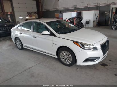 Lot #3056070948 2017 HYUNDAI SONATA HYBRID SE