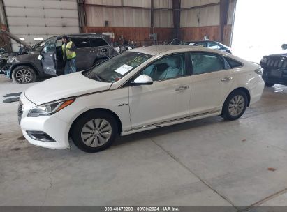 Lot #3056070948 2017 HYUNDAI SONATA HYBRID SE