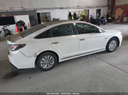 Lot #3056070948 2017 HYUNDAI SONATA HYBRID SE