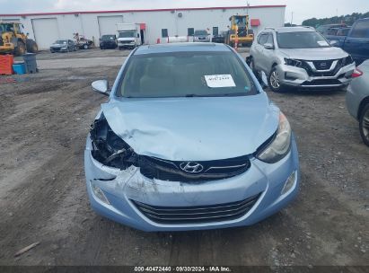 Lot #3035077389 2013 HYUNDAI ELANTRA LIMITED