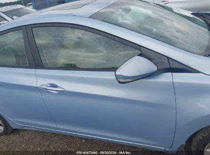 Lot #3035077389 2013 HYUNDAI ELANTRA LIMITED