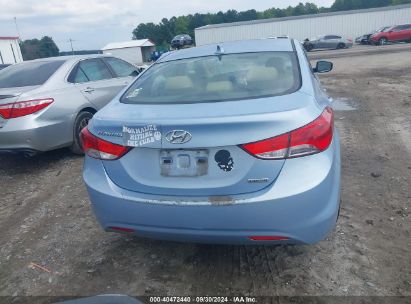 Lot #3035077389 2013 HYUNDAI ELANTRA LIMITED