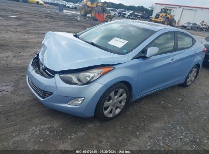 Lot #3035077389 2013 HYUNDAI ELANTRA LIMITED