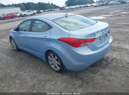 Lot #3035077389 2013 HYUNDAI ELANTRA LIMITED