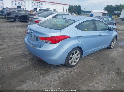 Lot #3035077389 2013 HYUNDAI ELANTRA LIMITED