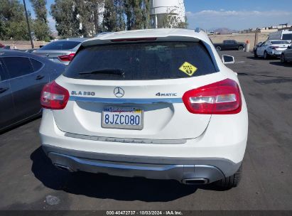 Lot #2992820505 2018 MERCEDES-BENZ GLA 250 4MATIC